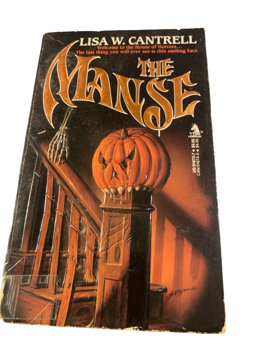 THE MANSE by Lisa W. Cantrell, 1987 Signed Copy